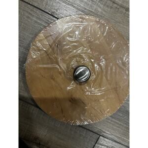 Longaberger LARGE L Canister Basket Lid Woodcrafts NEW maple